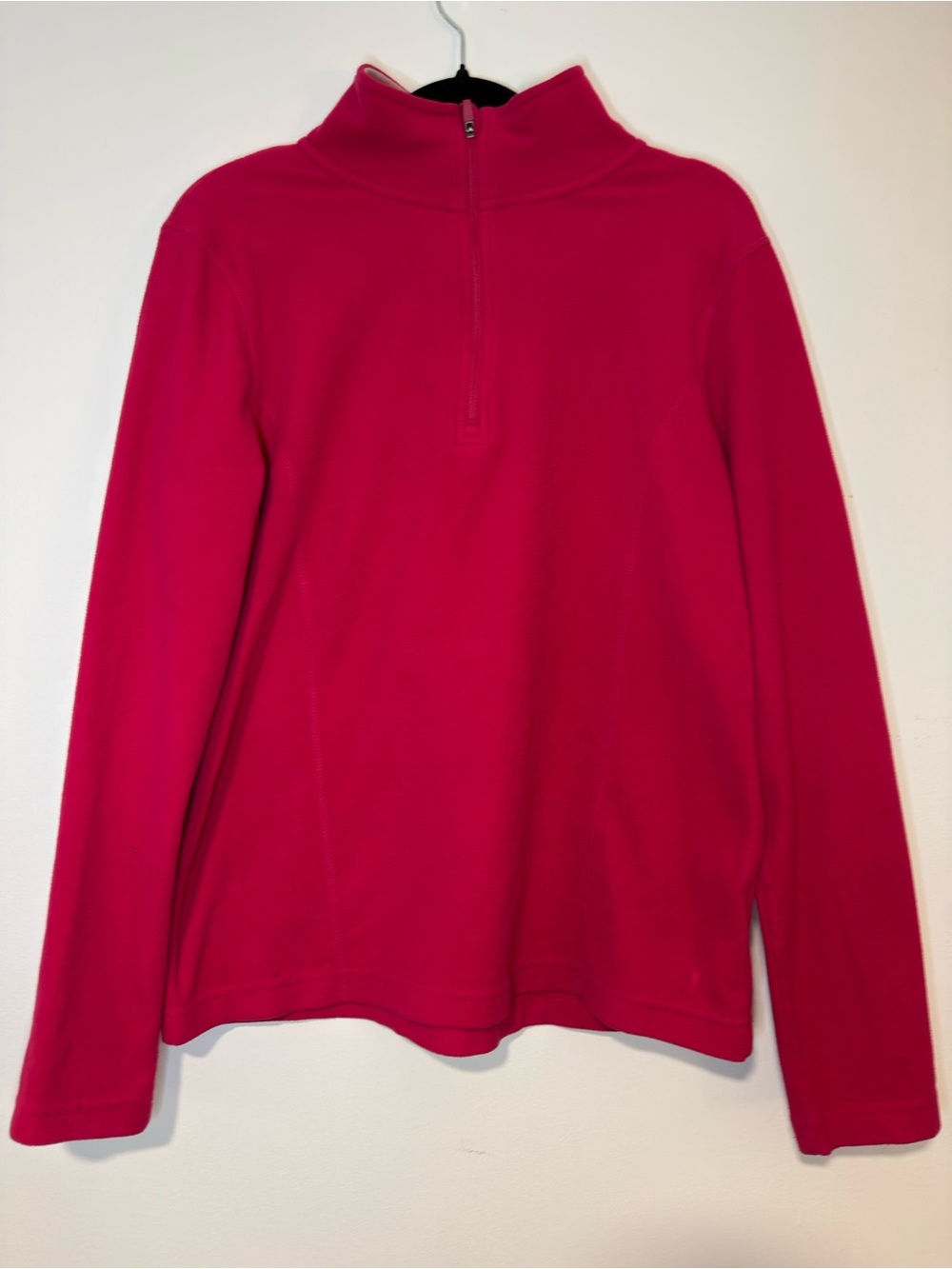 Danskin Women's Half-Zip Turtleneck Pullover - Bright Pink